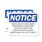 Signmission Shock And Arc Flash Hazard Appropriate PPE OSHA Notice Sign, Plastic, 10in W x 7in L, 2PK OS-2PACK-NS-P-710-L-18306 - alternate 1